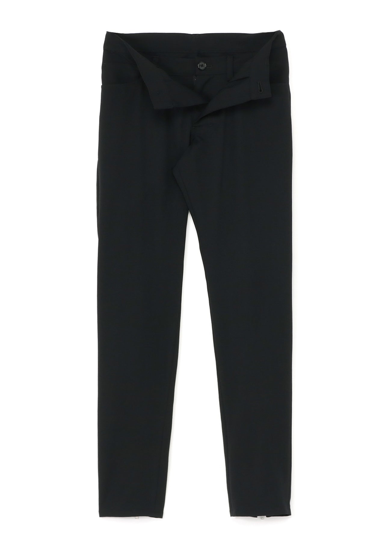 W/Gabardine Front Open Design Pants