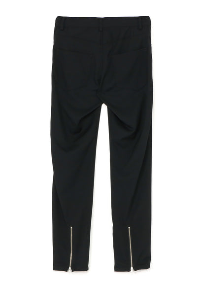 W/Gabardine Front Open Design Pants