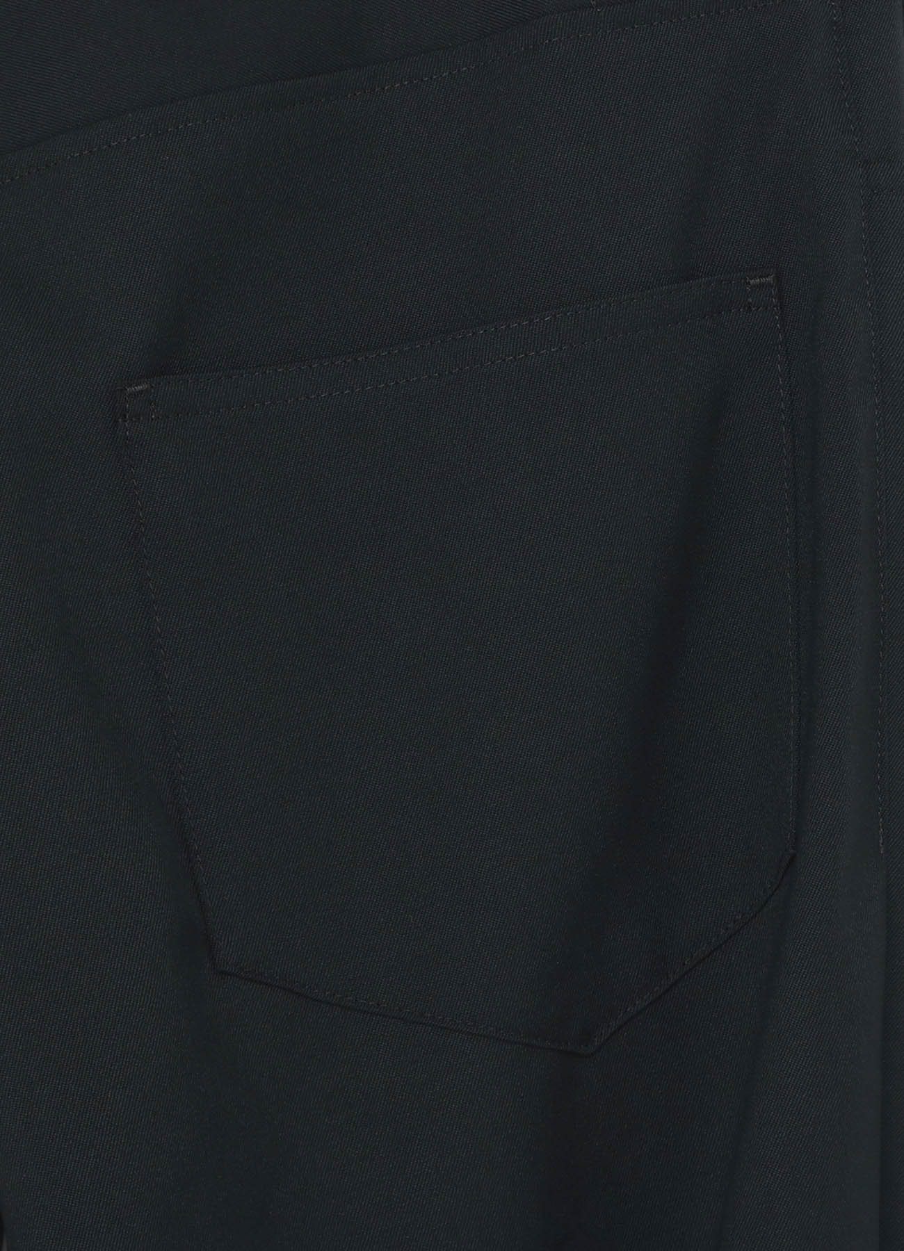 W/Gabardine Front Open Design Pants