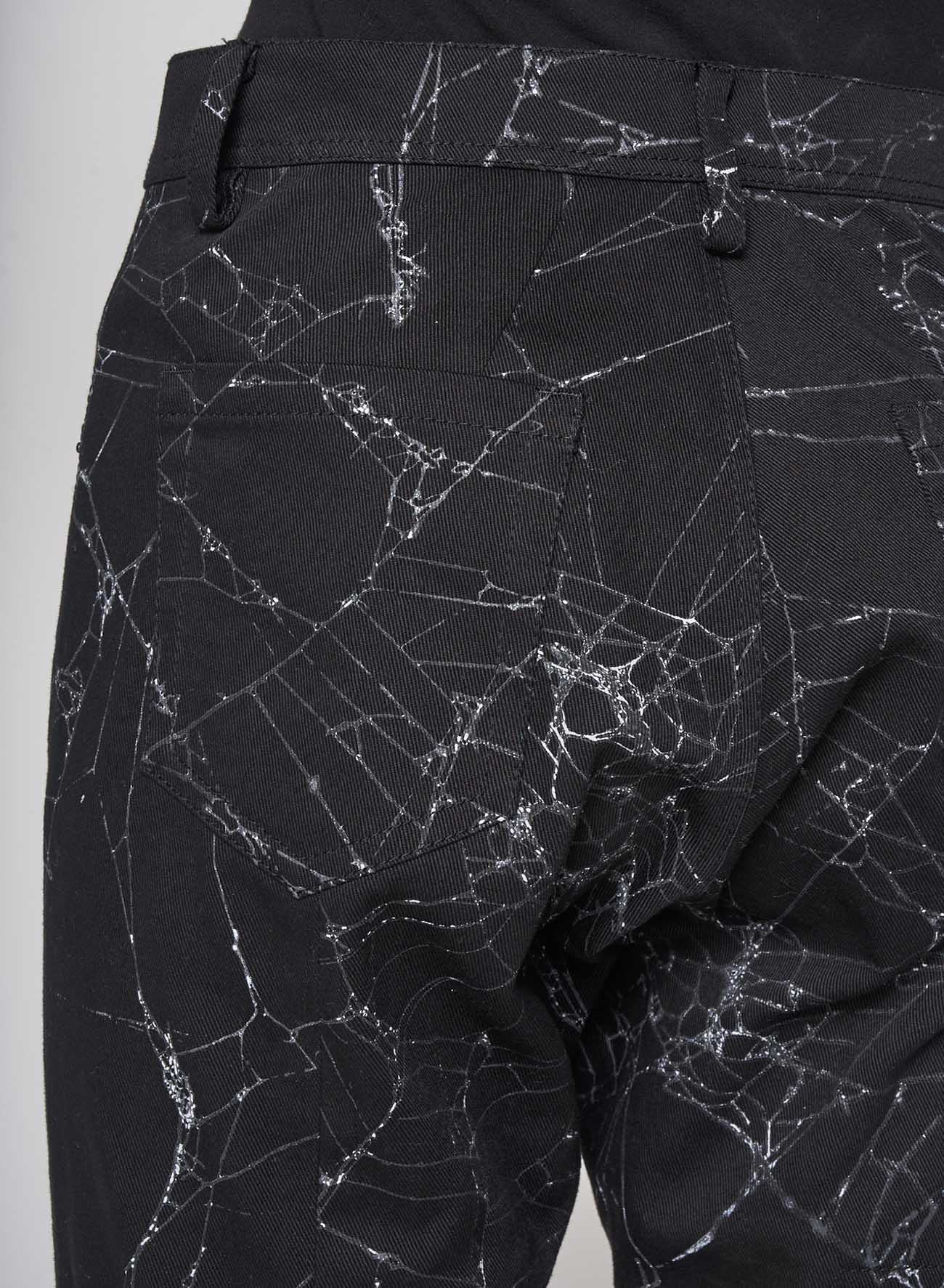 Spider Drill Back Lace Up Pants