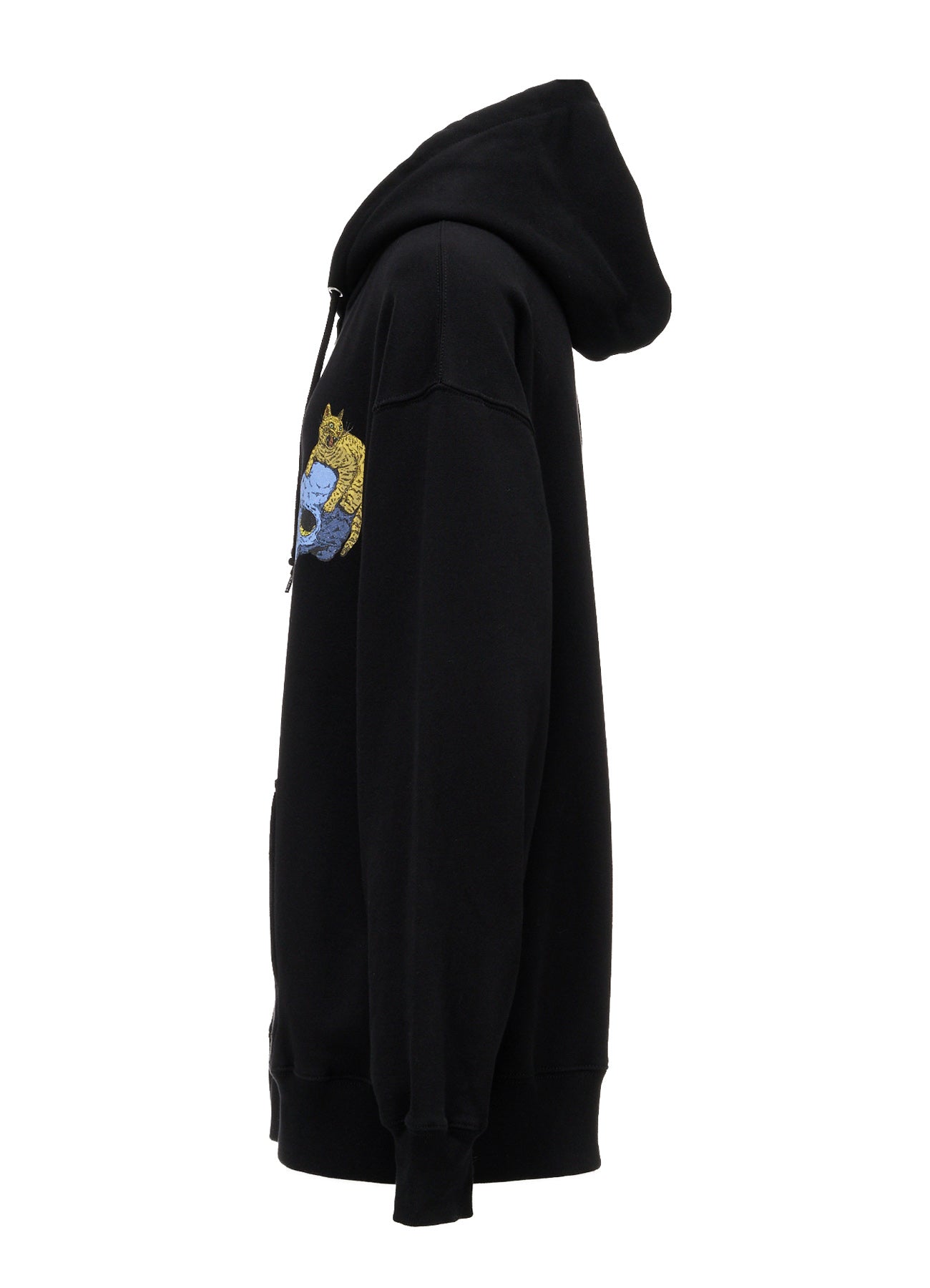 トップス LIMI feu 17AW Asymmetric Docking Hoodie LIMI feu×HIROTTON HEAVY FLEECE HOODIE – THE SHOP YOHJI YAMAMOTO