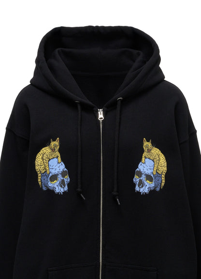 LIMI feu×HIROTTON HEAVY FLEECE HOODIE