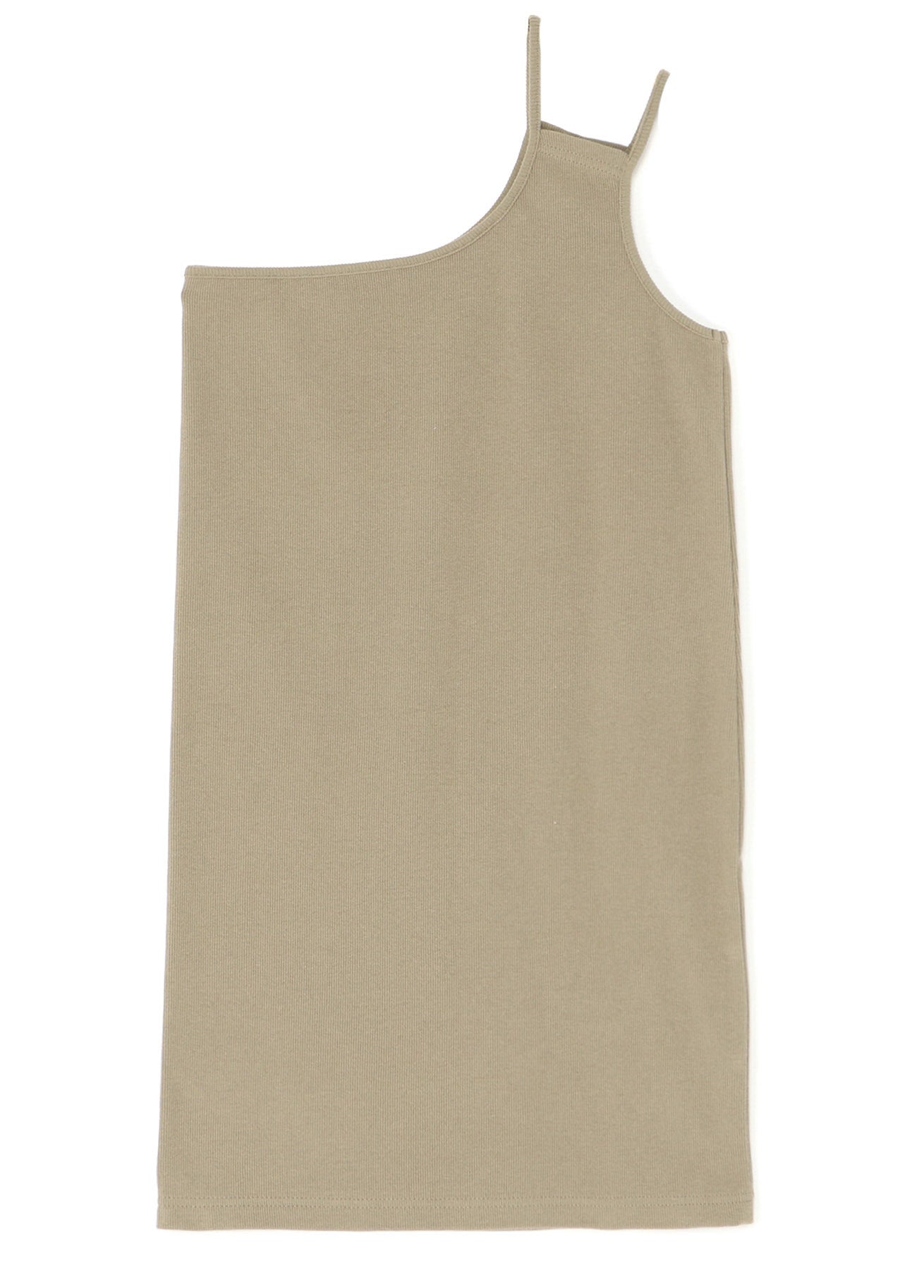 C/Pu Bare Rib Double Strings One Shoulder T