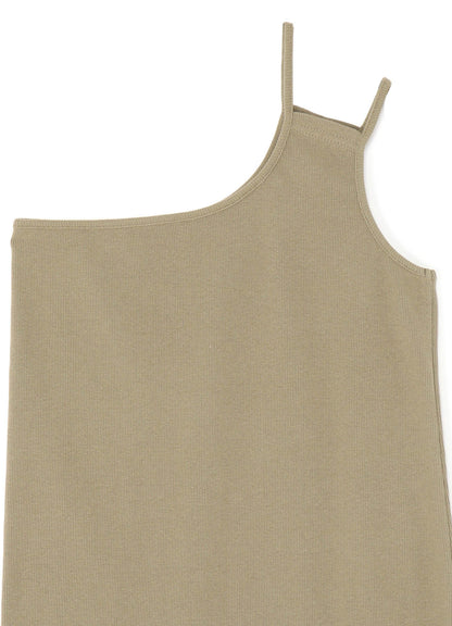 C/Pu Bare Rib Double Strings One Shoulder T