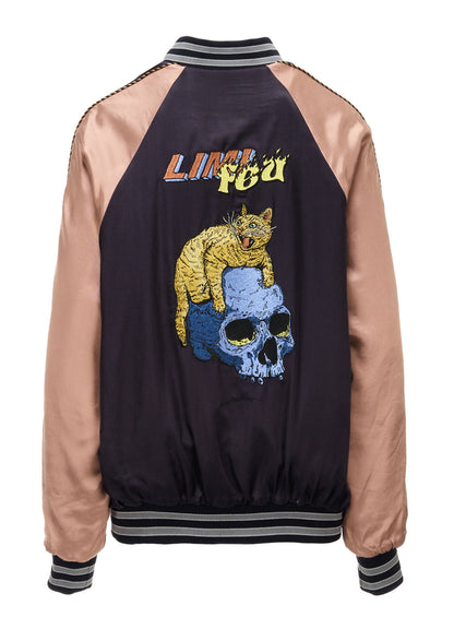 LIMI feu×HIROTTON SATIN+VELVETEEN COMBINATION REVERSIBLE BLOUSON