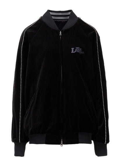 LIMI feu×HIROTTON SATIN+VELVETEEN COMBINATION REVERSIBLE BLOUSON