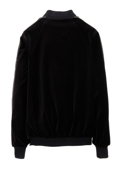 LIMI feu×HIROTTON SATIN+VELVETEEN COMBINATION REVERSIBLE BLOUSON