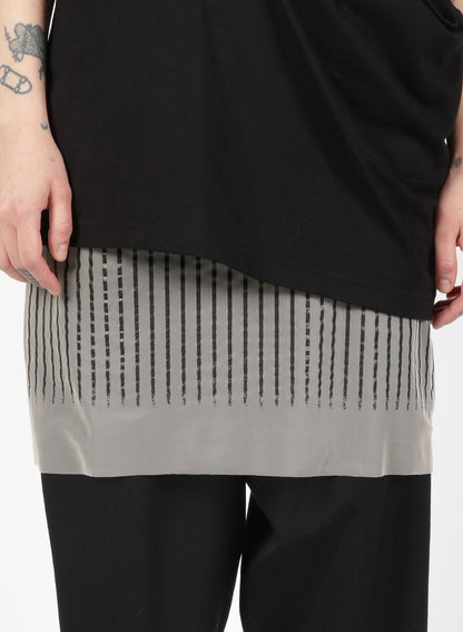 40/2C Soft PS+Stripe Print Layered T B