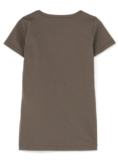 Cotton Colour Plain Stitch Basic Short Sleeve T