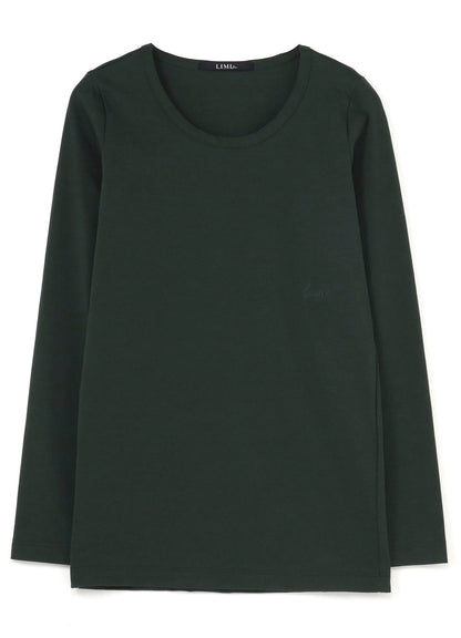 Cotton Colour Plain Stitch Basic Long Sleeve T