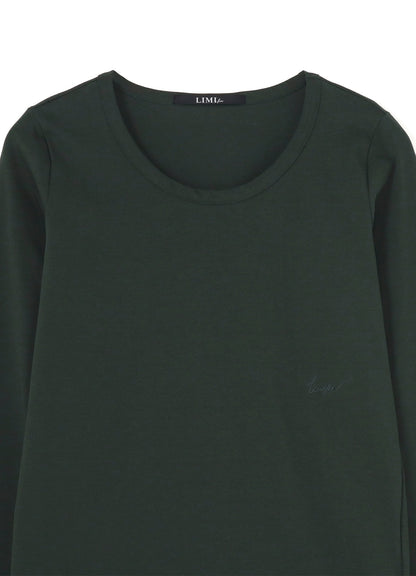 Cotton Colour Plain Stitch Basic Long Sleeve T