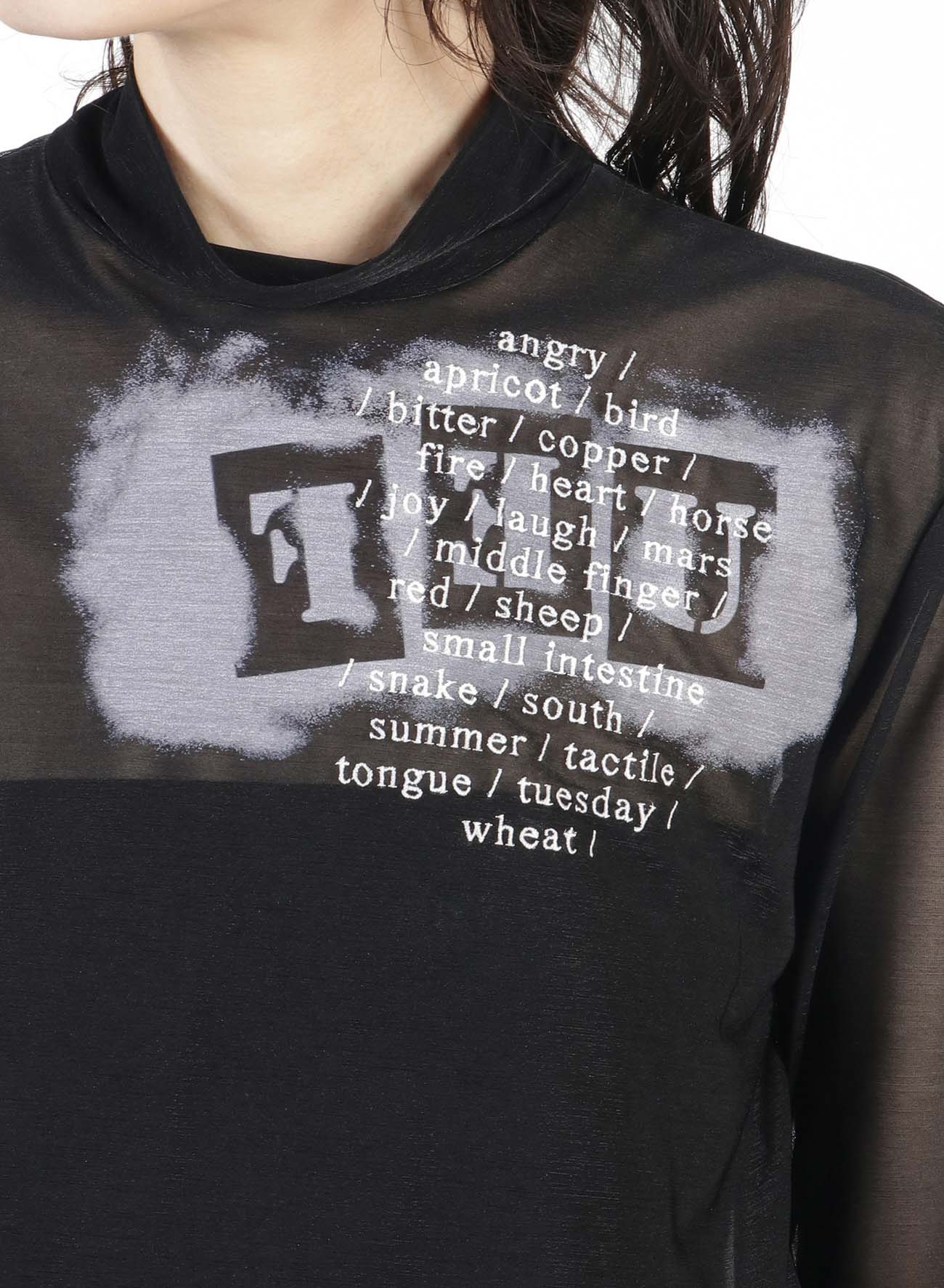 FEU Embroidery & Print High Neck T