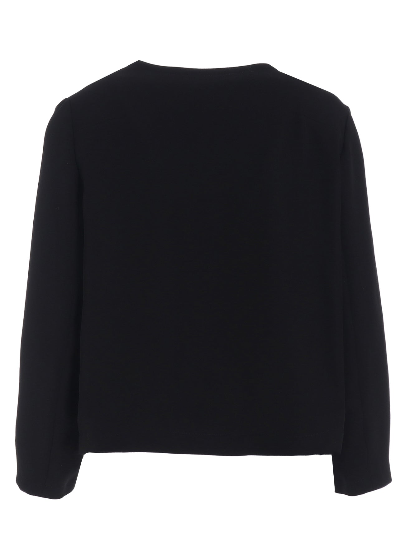 DOUBLE SATIN COLLARLESS JACKET