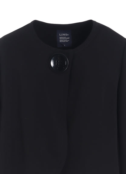 DOUBLE SATIN COLLARLESS JACKET