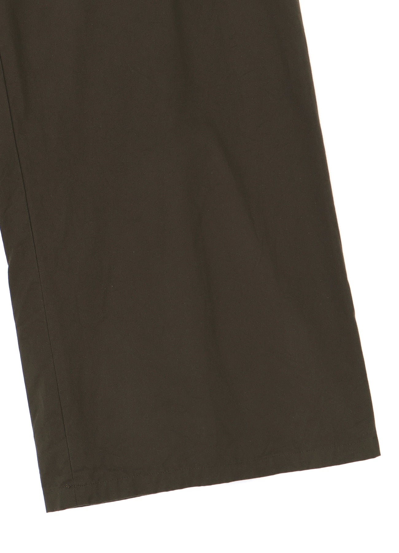 HIGH DENSITY COTTON PLEATED WIDE LEG PANTS