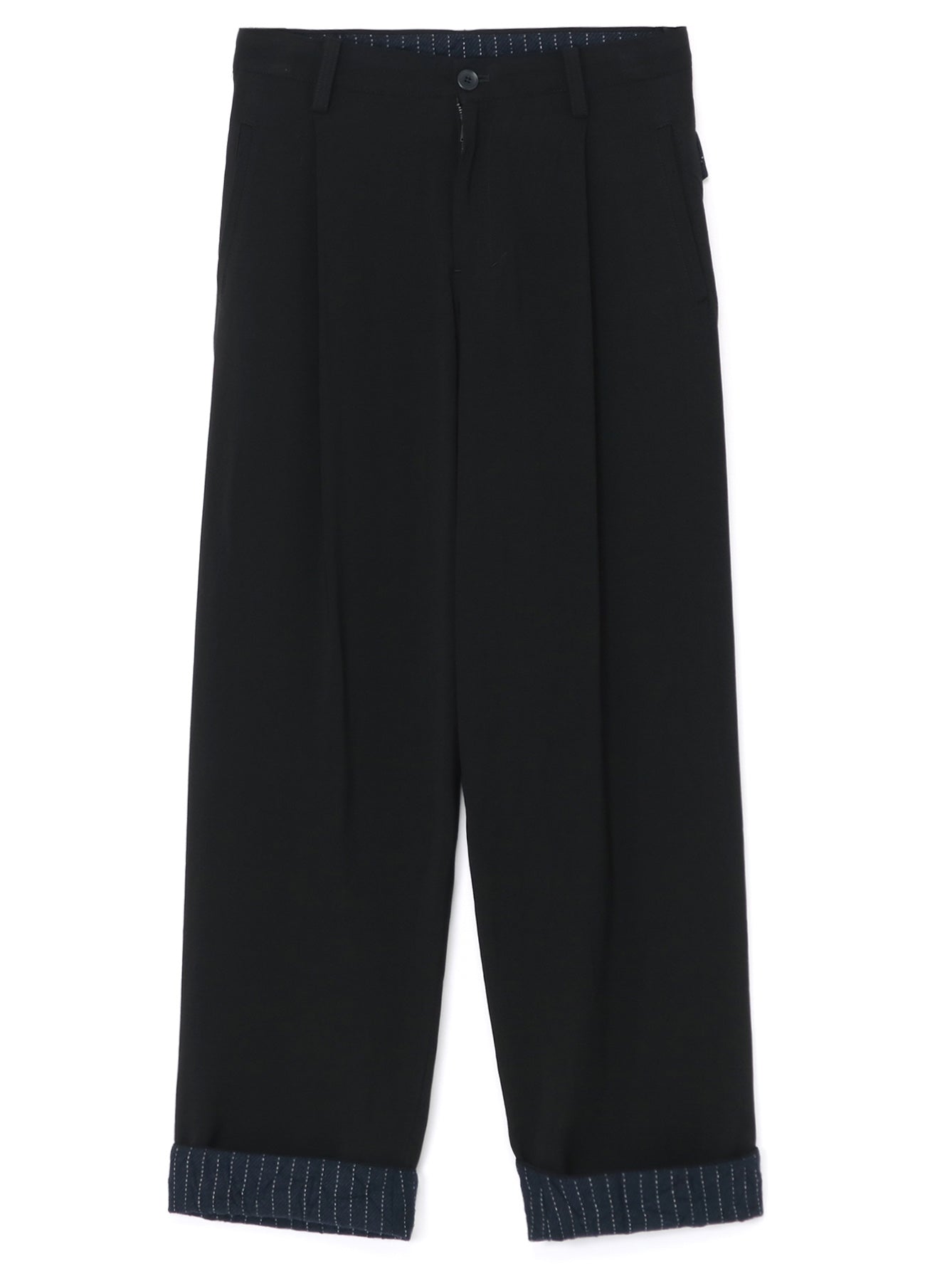 RAYON/GABARDINE STRAIGHT LEG PANTS