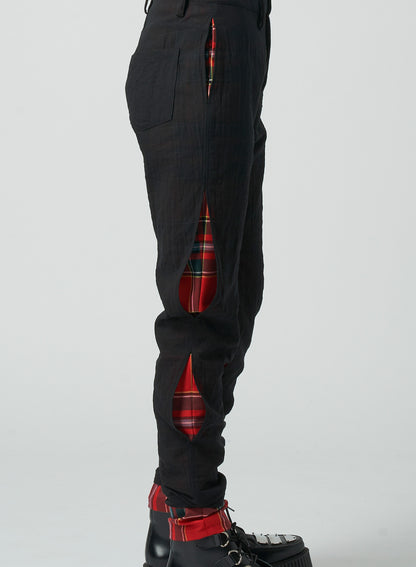 LAYERED SLIM FIT PANTS