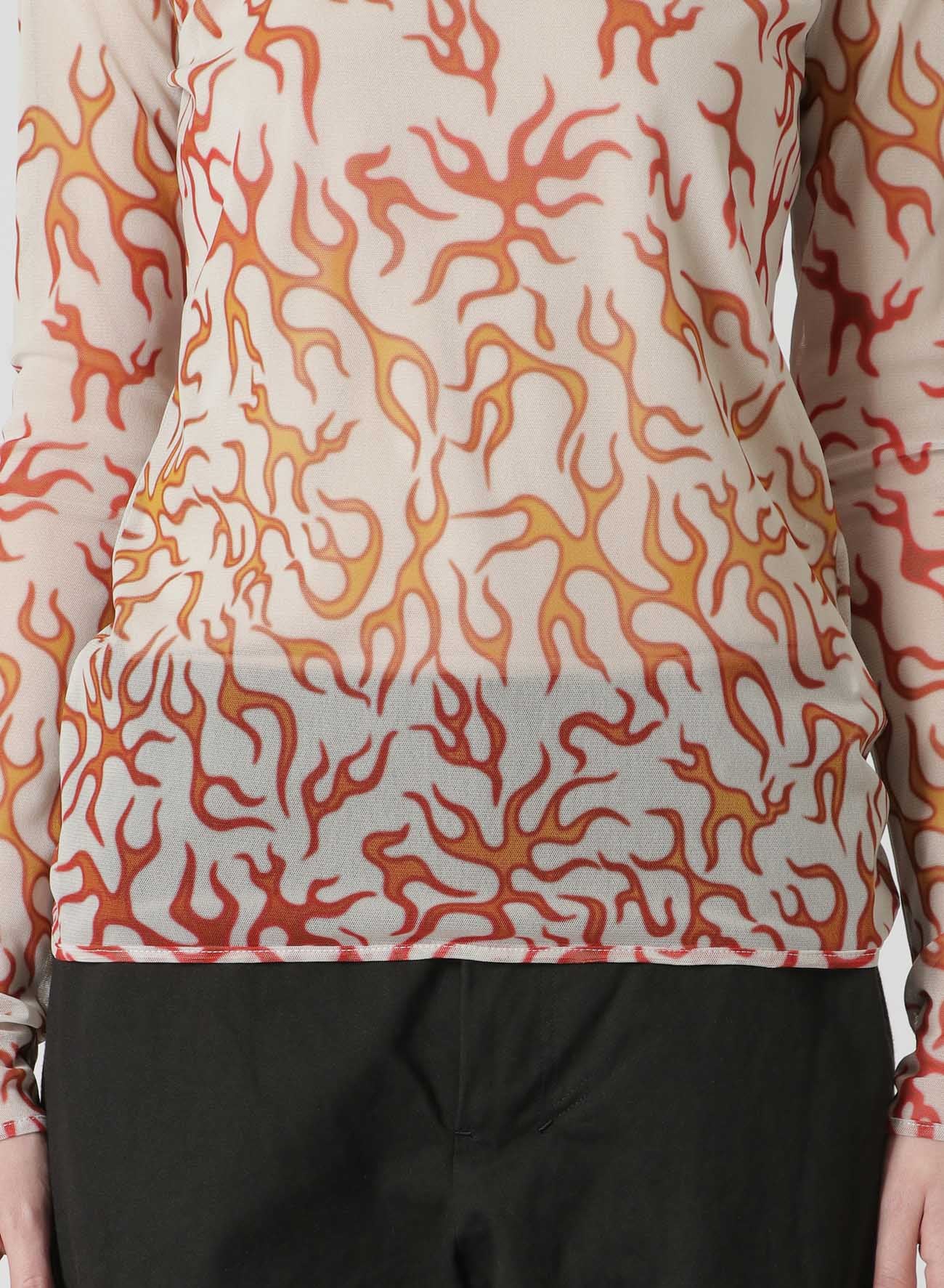 FIRE PRINT SLIM FIT TOP