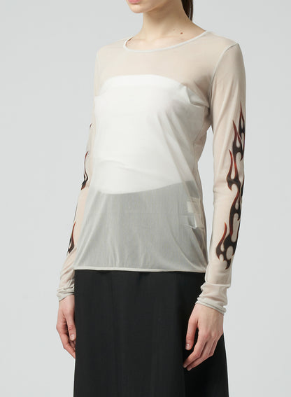 FIRE PRINT SLIM FIT TOP