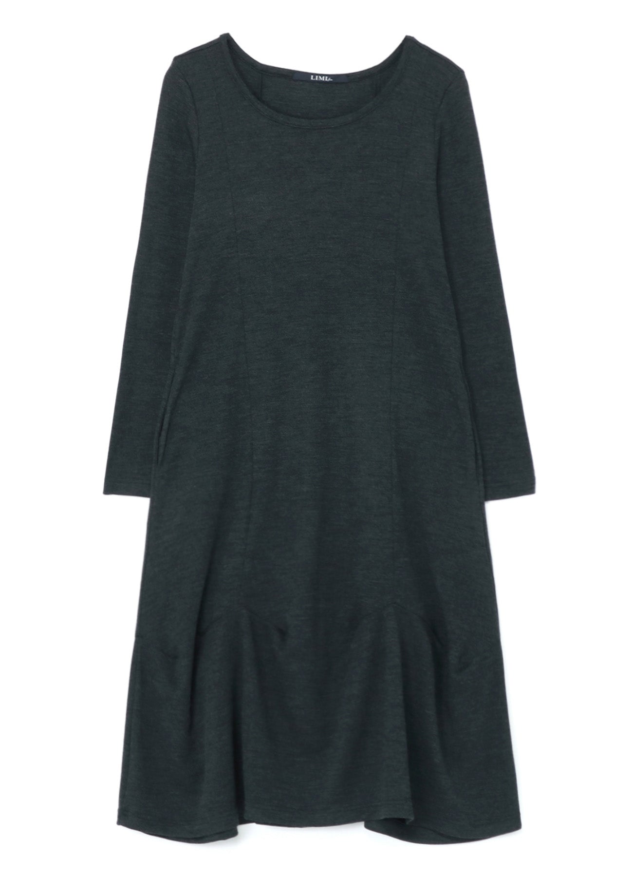 SOFT WOOL DRESS WITH DARTS