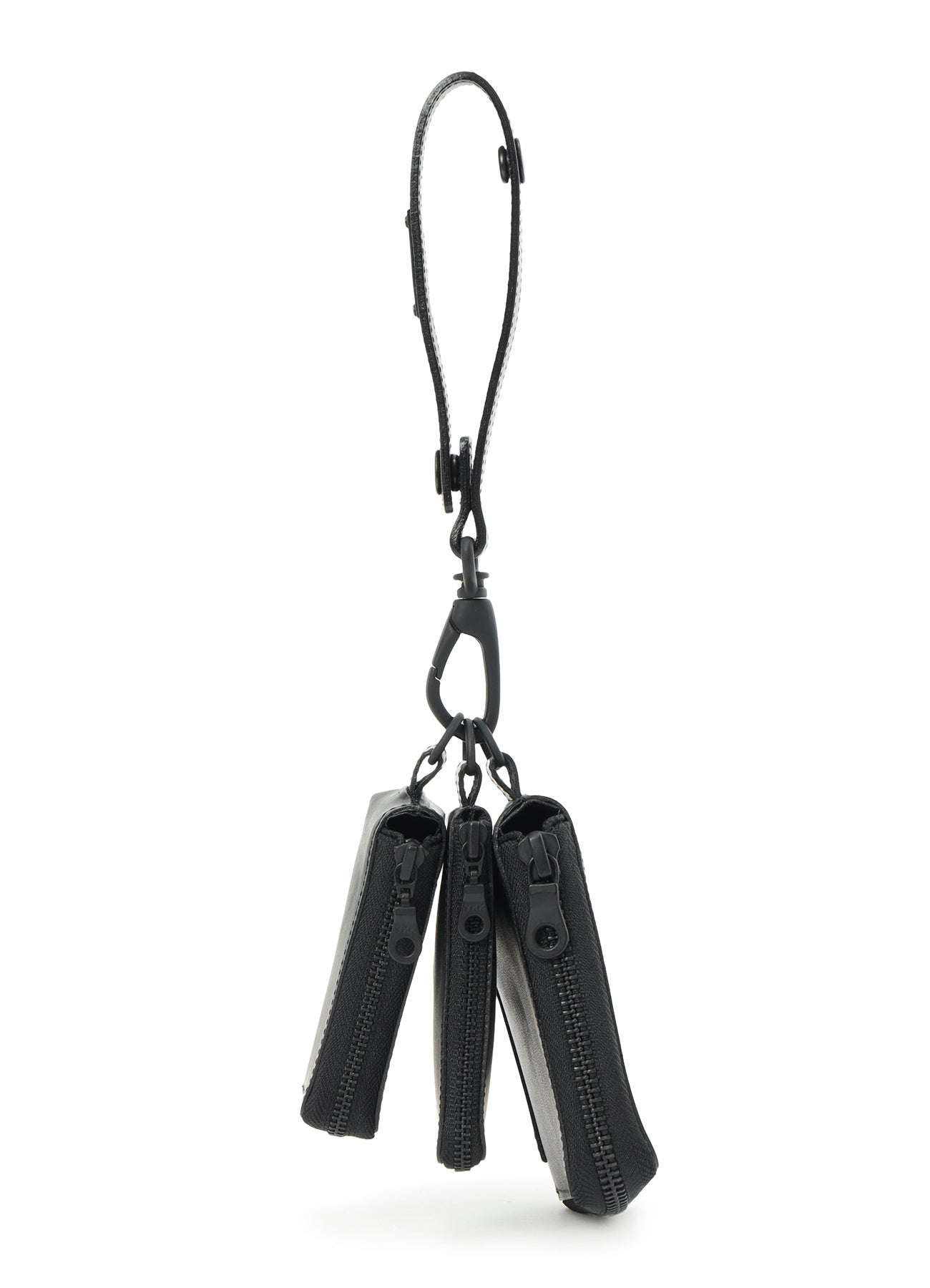 MATTE STEER LEATHER 3LAYERS POUCH – THE SHOP YOHJI YAMAMOTO