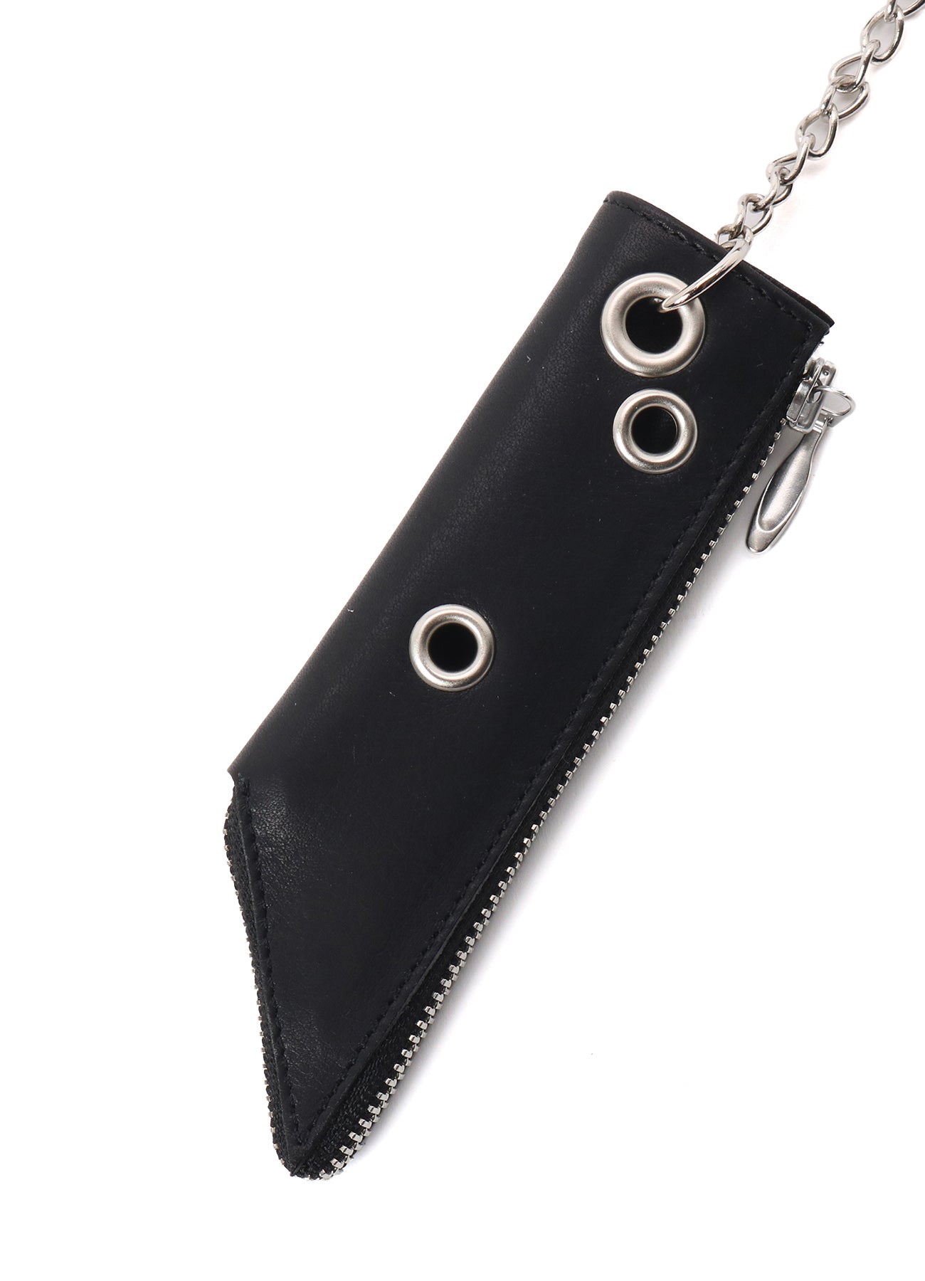 MATTE CHROME LEATHER  LIP SHAPED MIRROR SET