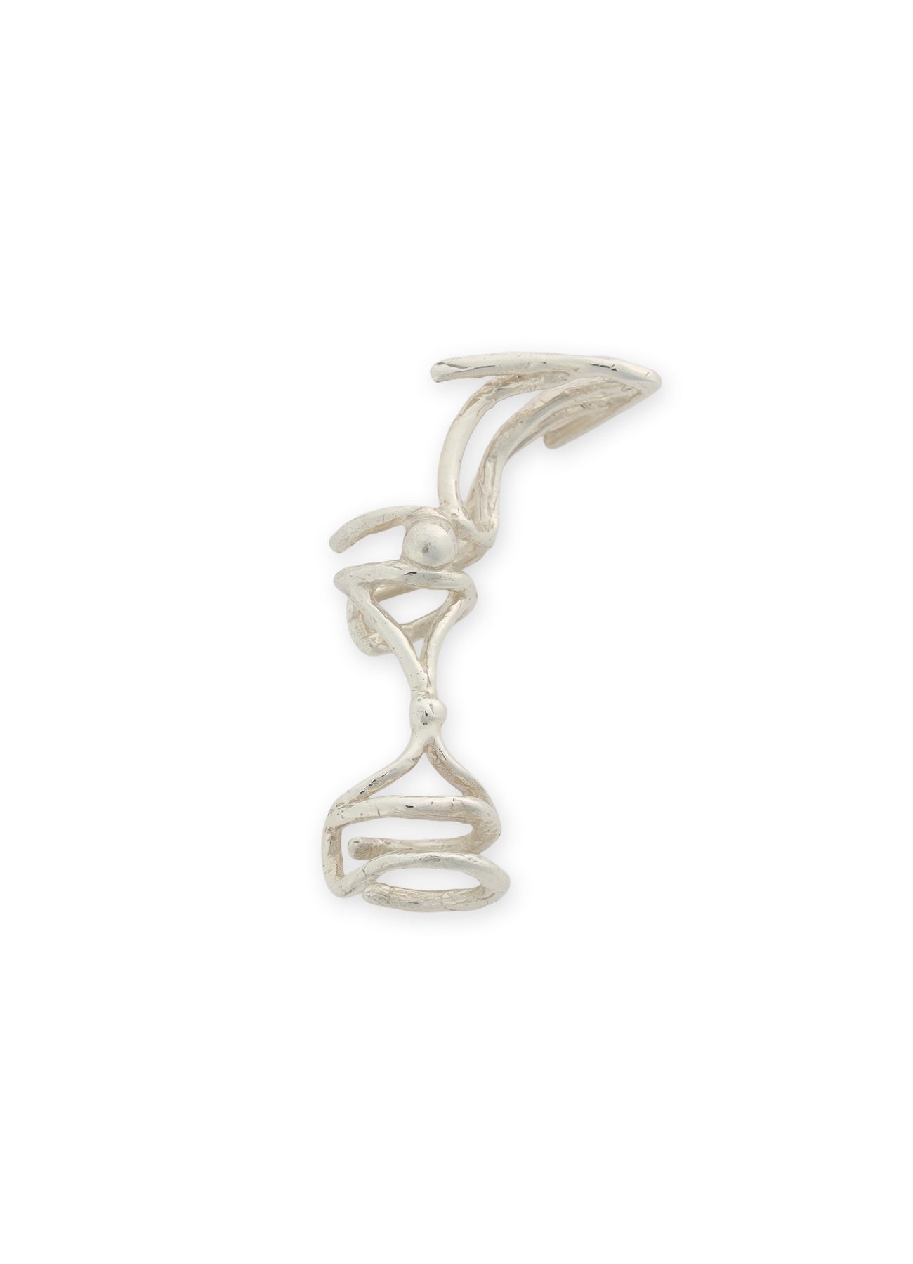 SILVER 925 TATTOO-STYLE EAR  CUFF/ B