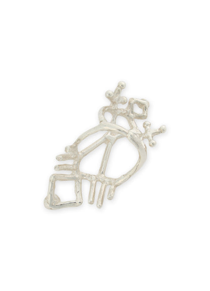 SILVER 925 TATTOO-STYLE RING/ A