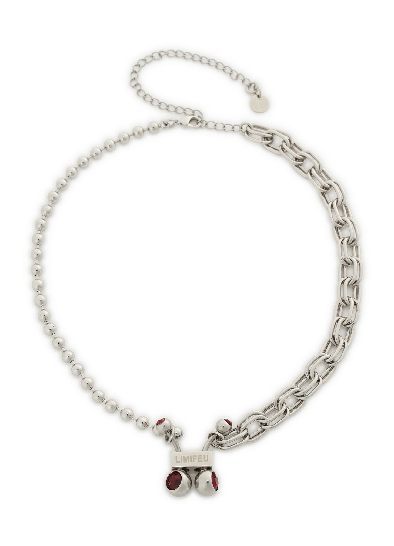 PIERCE CHAIN NECKLESS