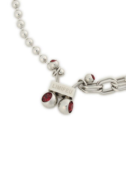 PIERCE CHAIN NECKLESS