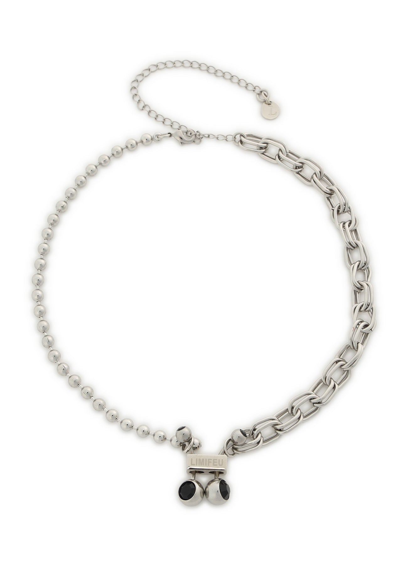 PIERCE CHAIN NECKLESS