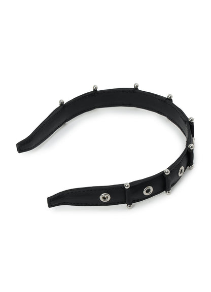 TANNED KIP LEATHER PIERCED HEADBAND