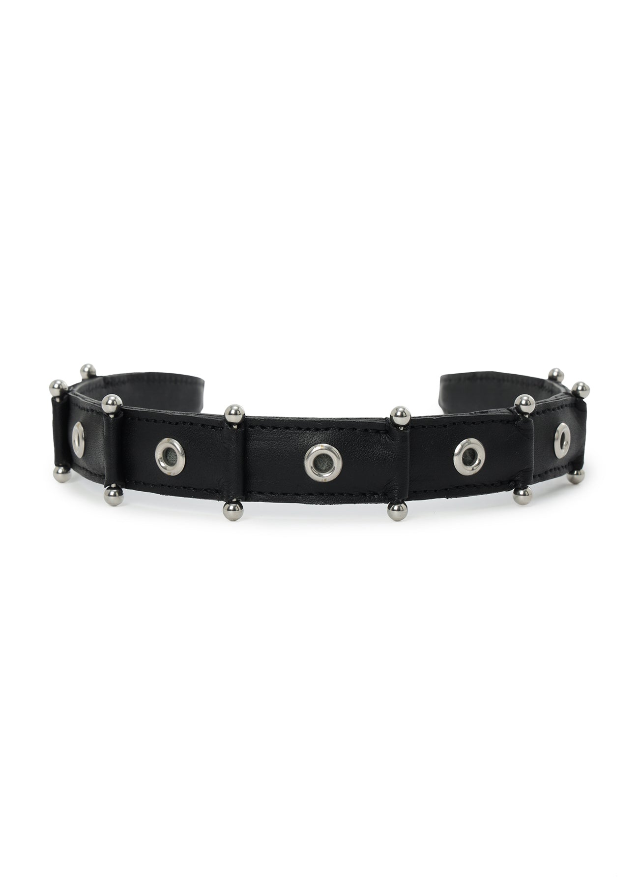 TANNED KIP LEATHER PIERCED HEADBAND