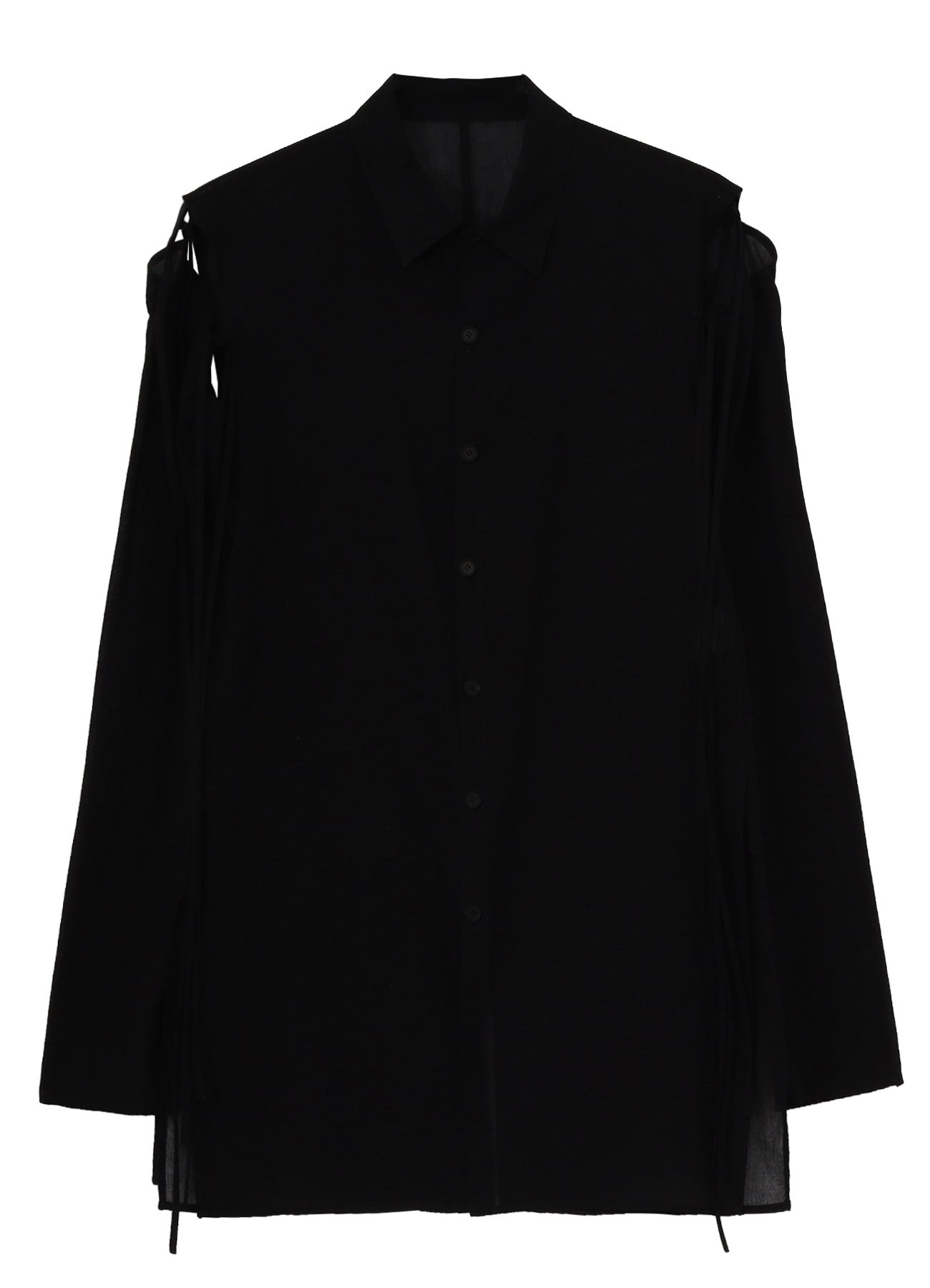 COTTON CHIFFON STRING BLOUSE A
