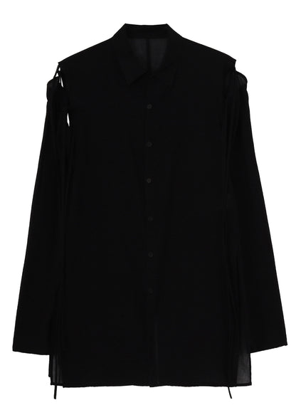 COTTON CHIFFON STRING BLOUSE A