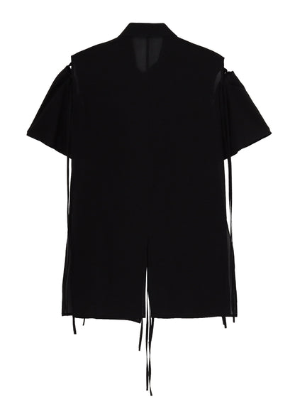 COTTON CHIFFON STRING BLOUSE B