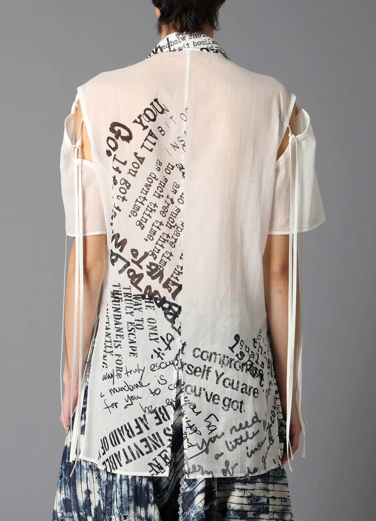 MESSEAGES PT STRINGS BLOUSE B