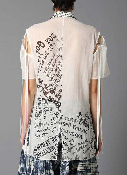 MESSEAGES PT STRINGS BLOUSE B