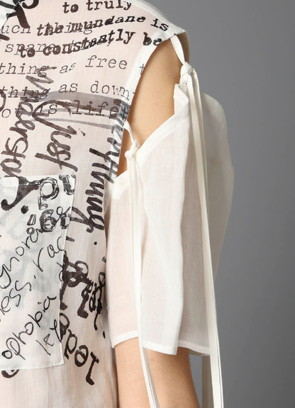 MESSEAGES PT STRINGS BLOUSE B