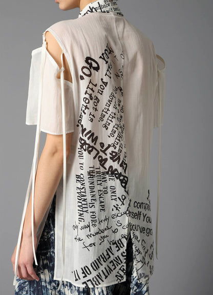 MESSEAGES PT STRINGS BLOUSE B