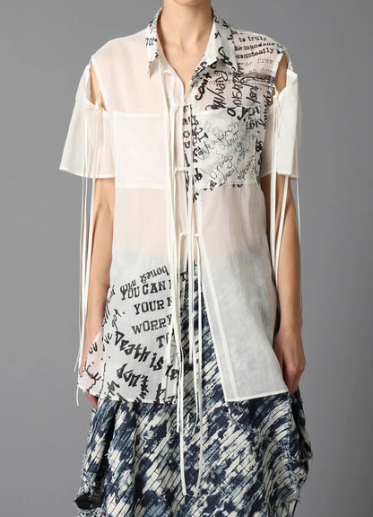 MESSEAGES PT STRINGS BLOUSE B