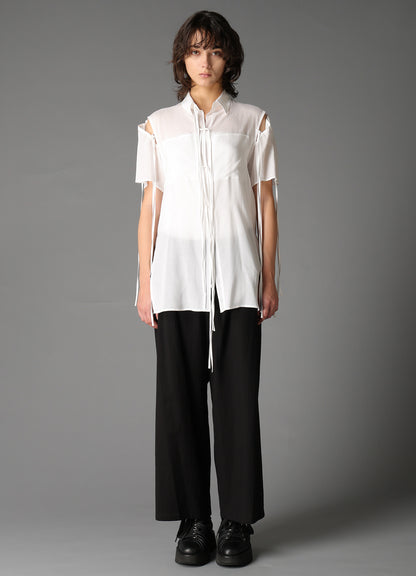 SOFT LAWN STRINGS BLOUSE B