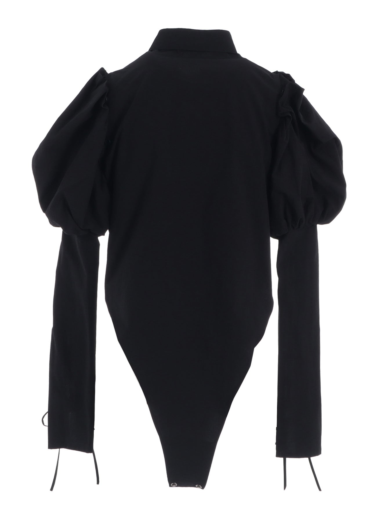 TYPEWRITER  LACE UP SLEEVE BLOUSE