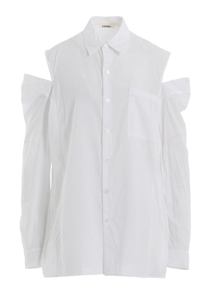 LAWN SLIT SHOULDER SHIRT