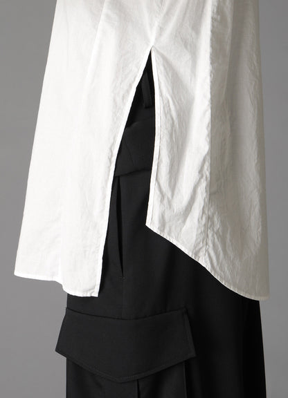 LAWN SLIT SHOULDER SHIRT