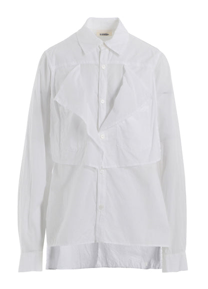 LAWN SQUARE PANEL BLOUSE