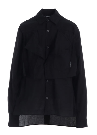 LAWN SQUARE PANEL BLOUSE