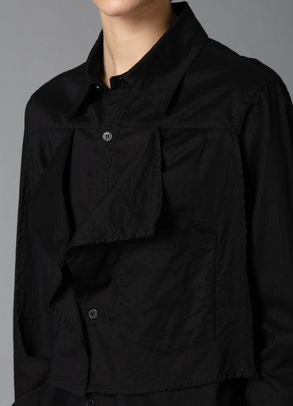 LAWN SQUARE PANEL BLOUSE