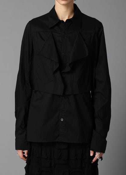 LAWN SQUARE PANEL BLOUSE