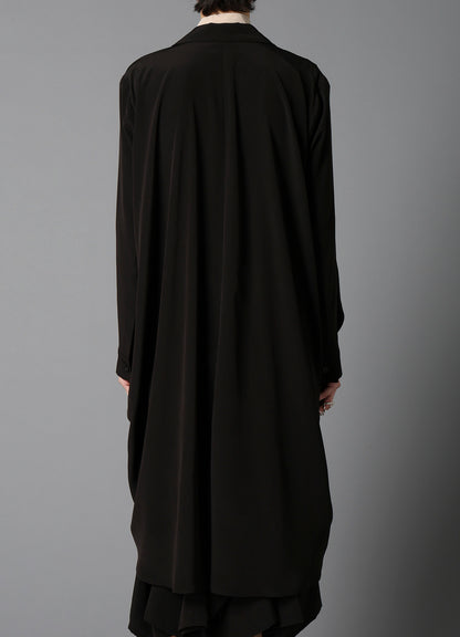 TRIACETATE DECIN FRONT PIN TUCK SHIRT